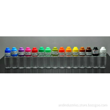 Factory Price 5/10/15/20/30ml PE/Pet E Liquid Plastic Dropper Bottle with Childproof Triangle Blind Mark Long Thin Tip